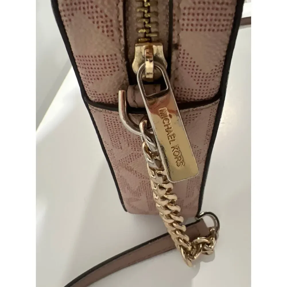 Sale !! Michael Kors Pink and Cream Crossbody Bag